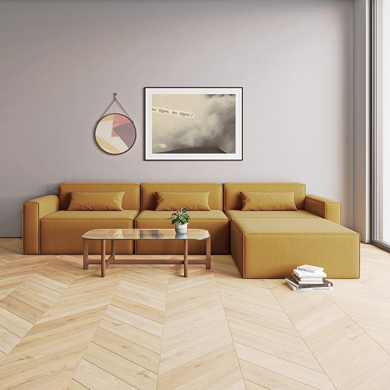 Mix Modular 4 Piece Sectional | Right Facing