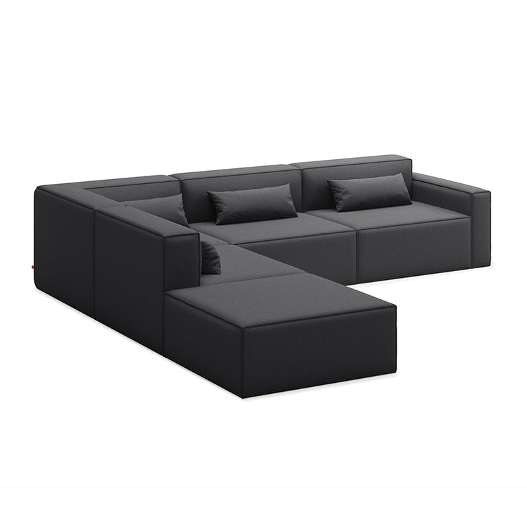 Mix Modular 5 Piece Sectional | Left Facing