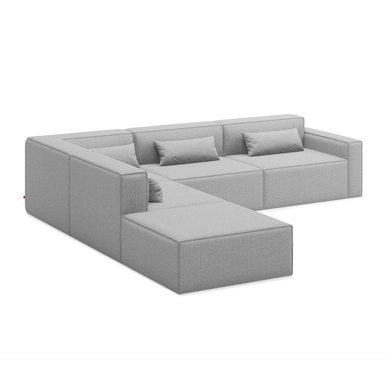 Mix Modular 5 Piece Sectional | Left Facing