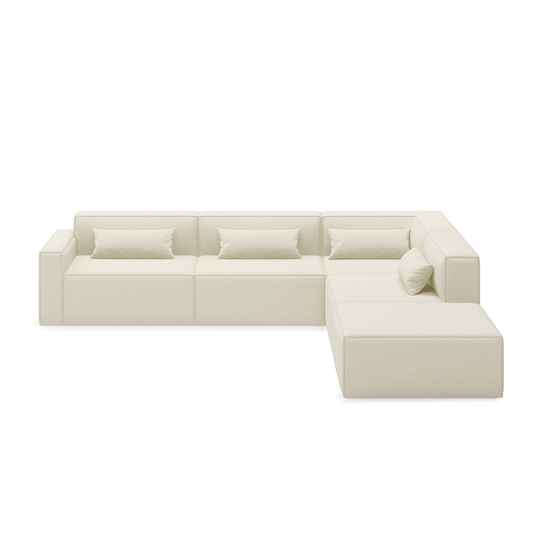 Mix Modular 5 Piece Sectional | Right Facing