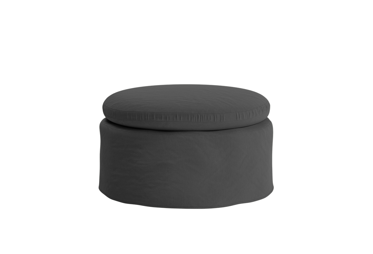 The Evergreen Ottoman | Hemp Blend