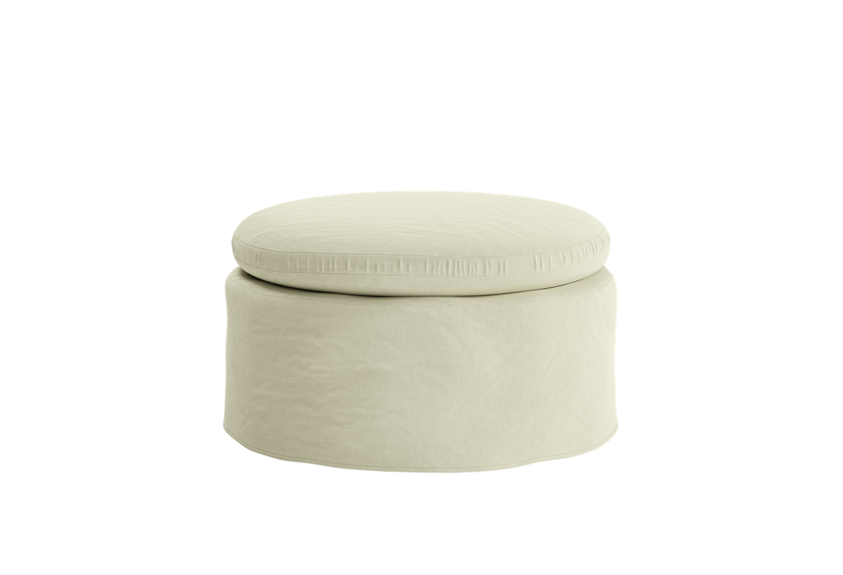 The Evergreen Ottoman | Hemp Blend
