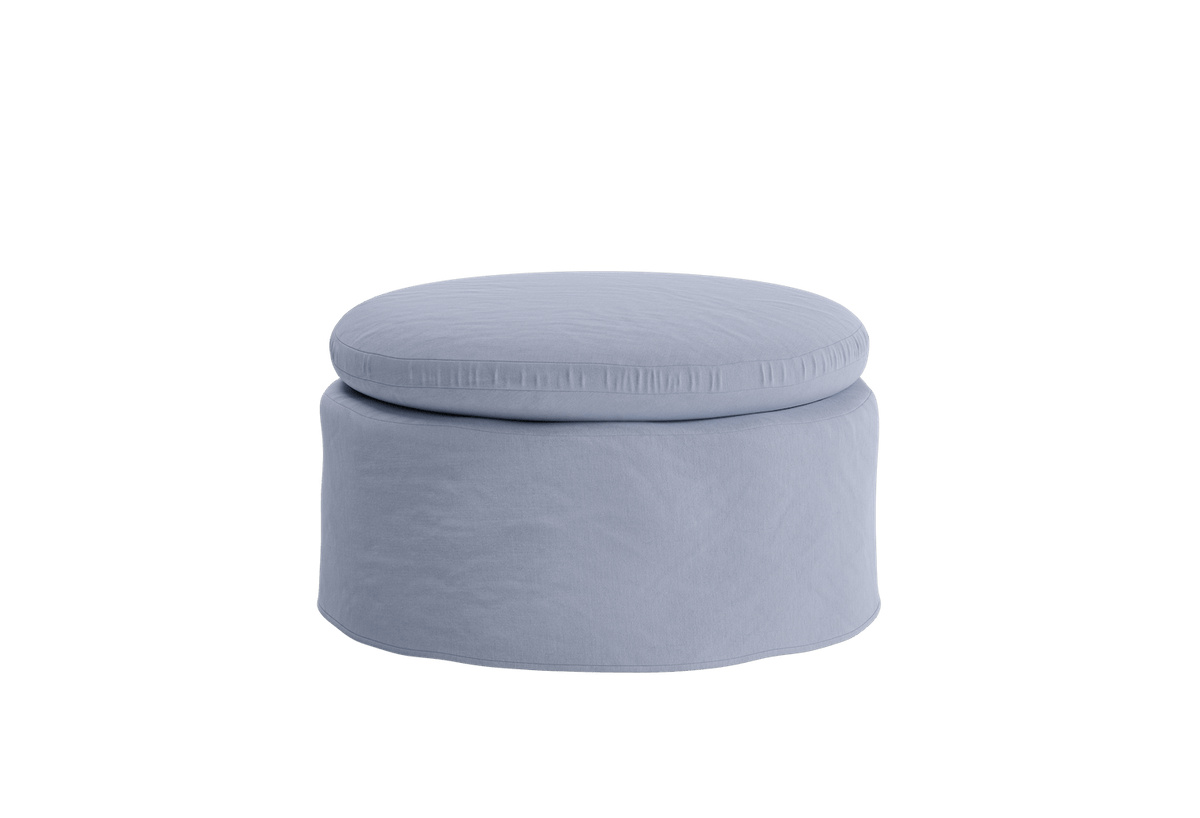 The Evergreen Ottoman | Hemp Blend