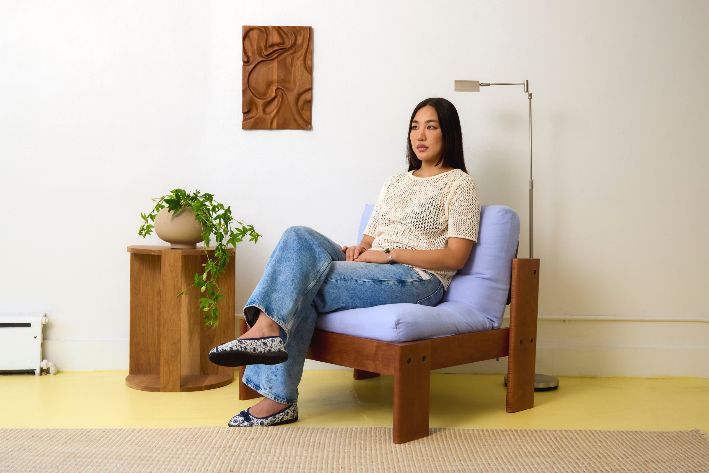 The Bacana Lounge Chair | Recycled Velvet
