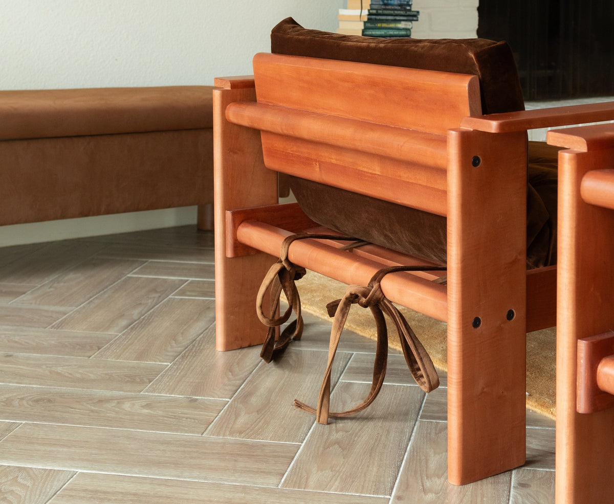 The Bacana Armchair | Recycled Velvet