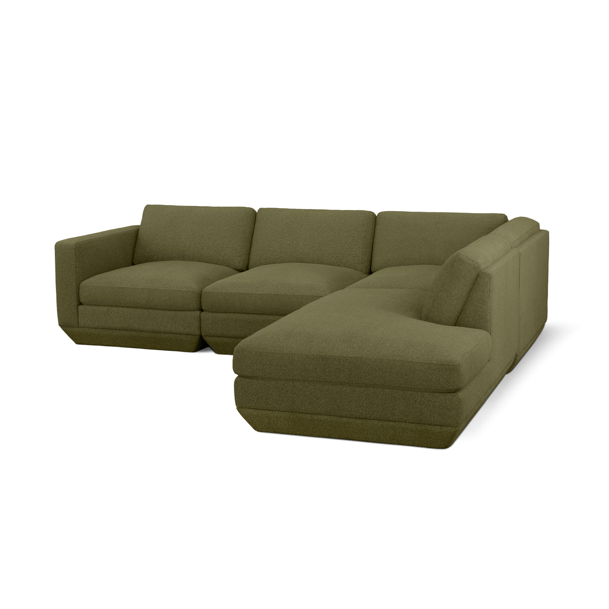 Podium Modular 4PC Lounge Sectional A | Right