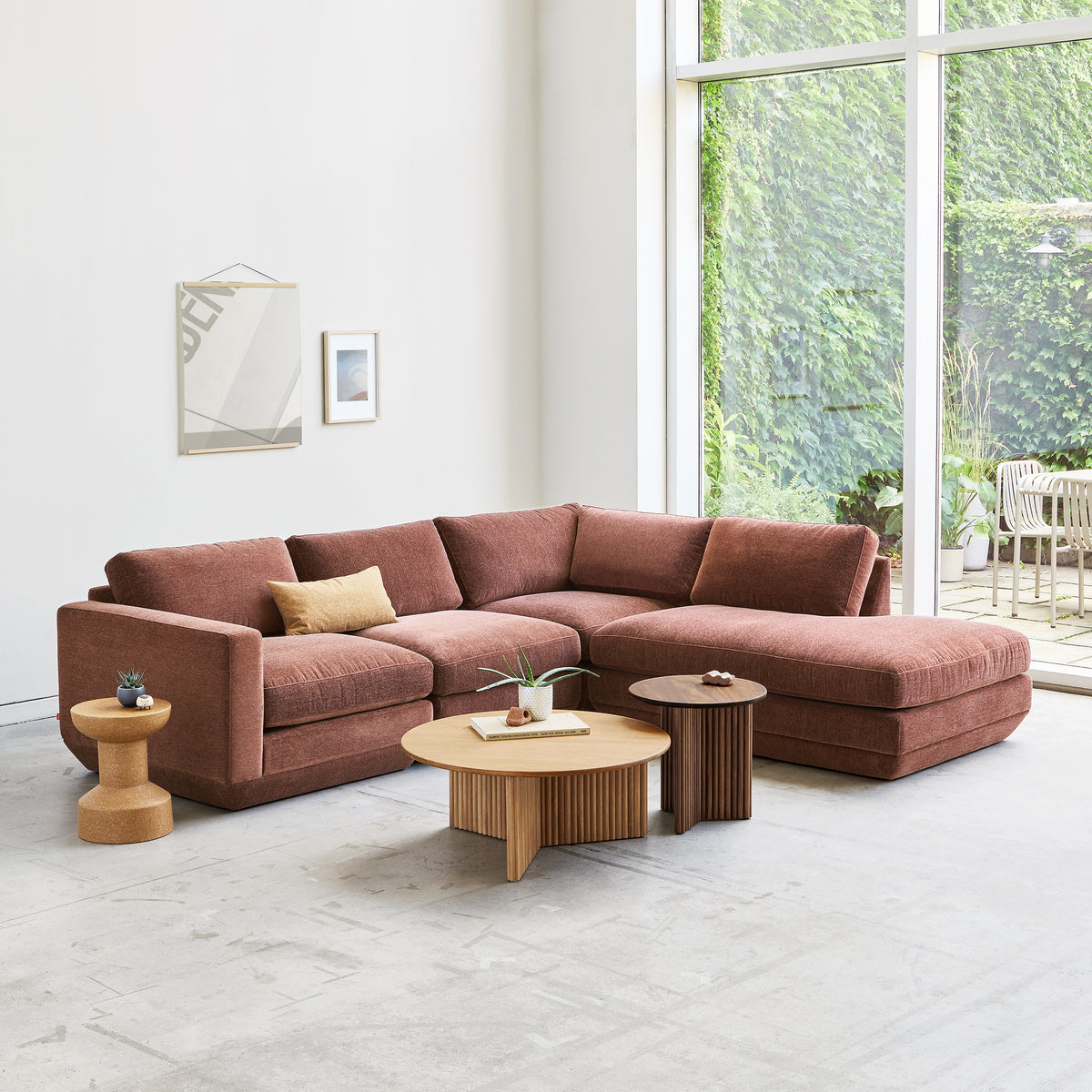 Podium Modular 4PC Lounge Sectional A | Left