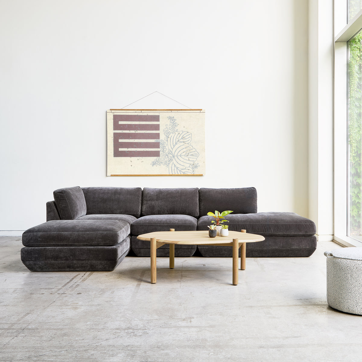 Podium Modular 4PC Lounge Sectional B | Left