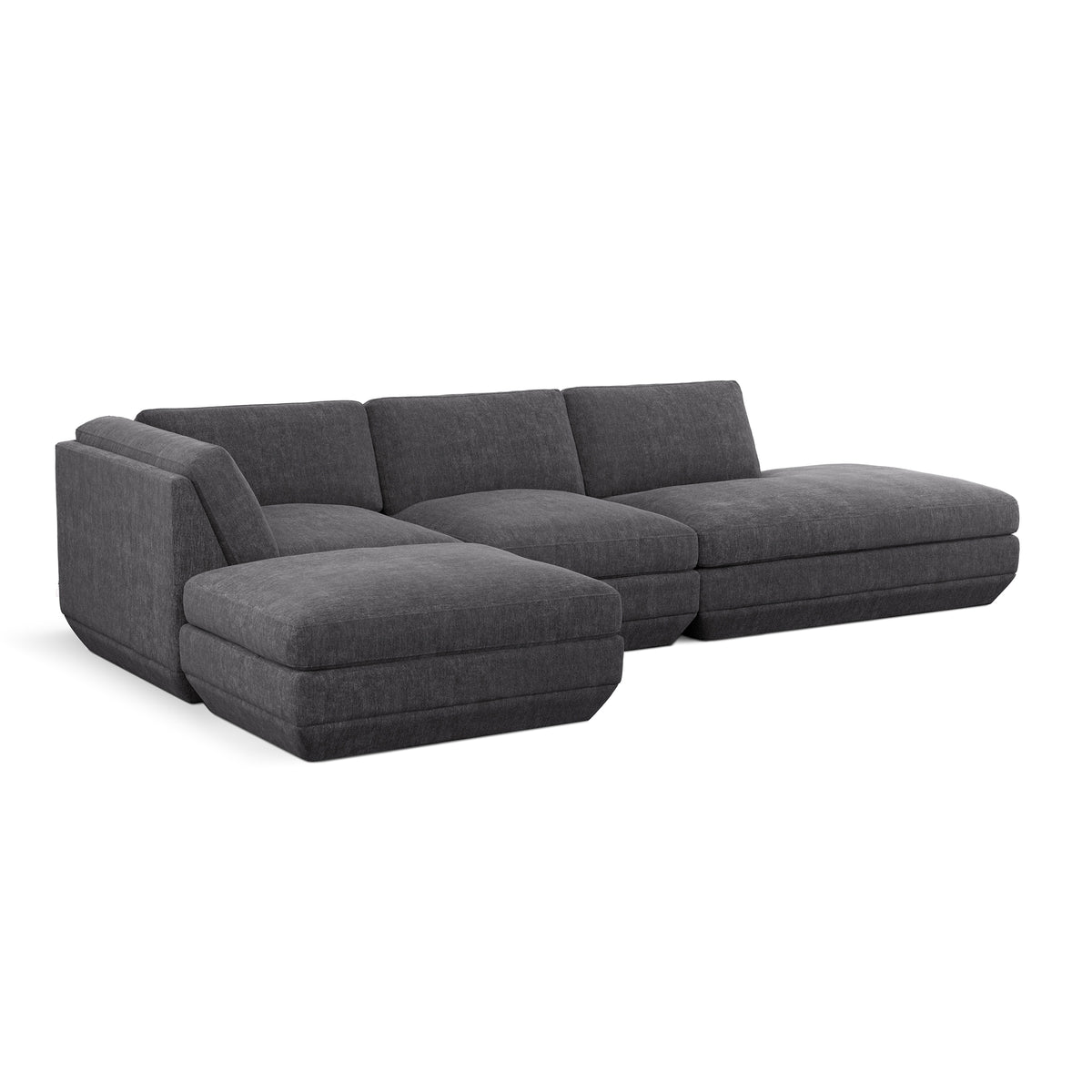 Podium Modular 4PC Lounge Sectional B | Left