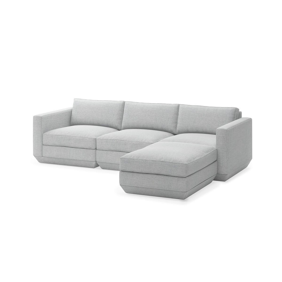 Podium Modular 4PC Sectional | Right