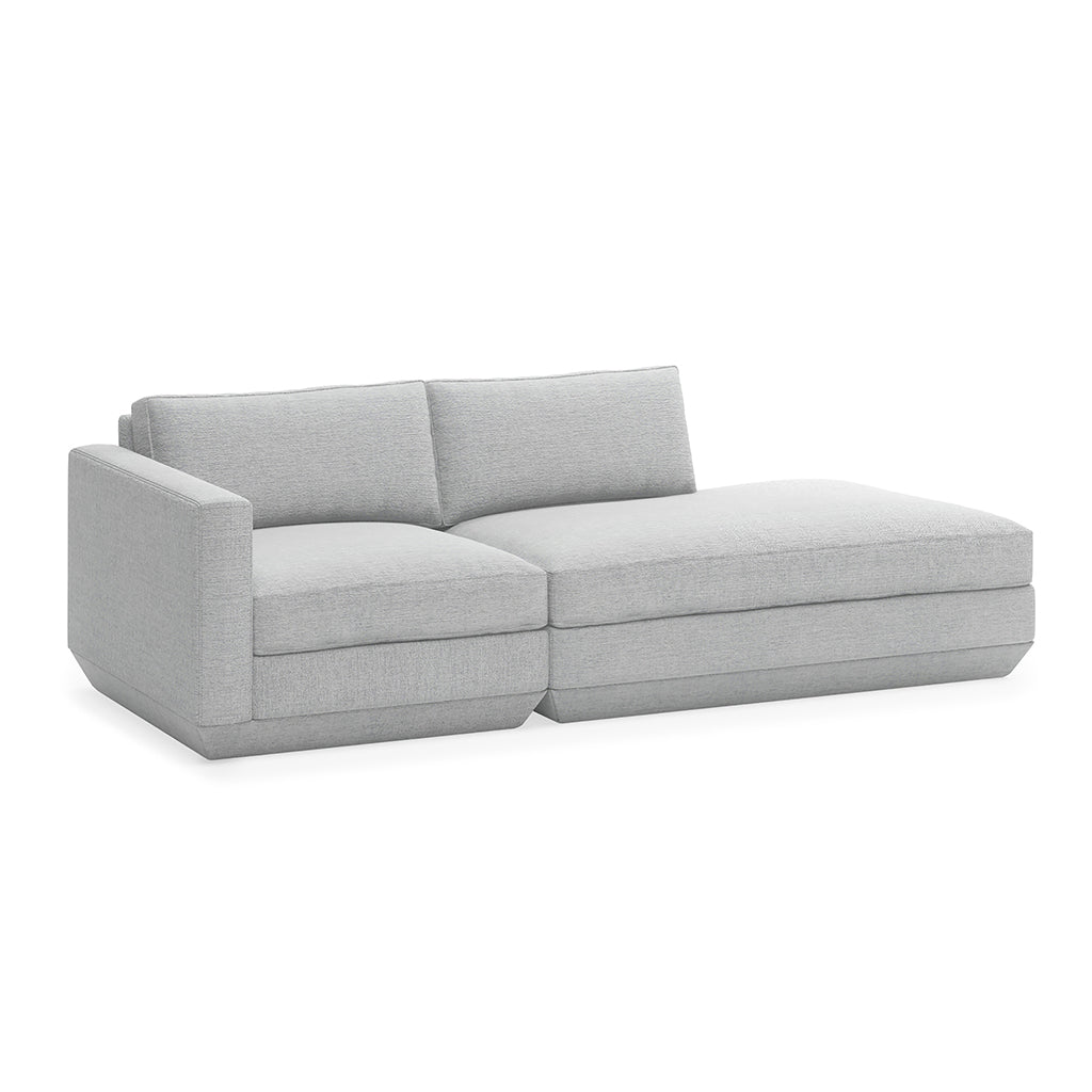 Podium Modular Sectional | Two Piece Lounge Left
