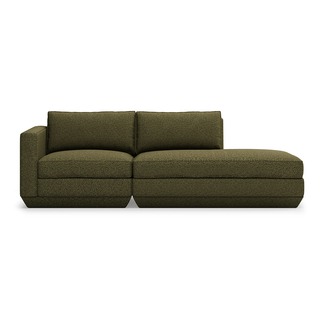 Podium Modular Sectional | Two Piece Lounge Left