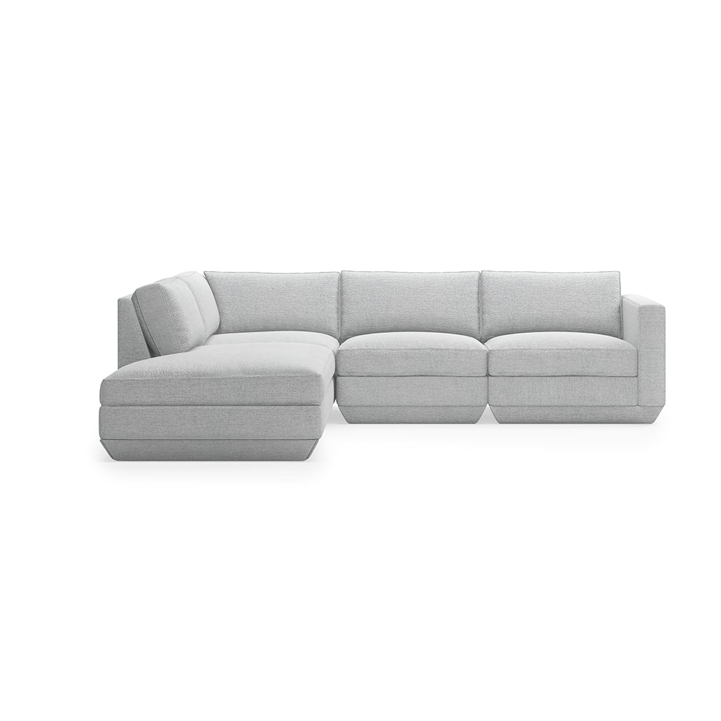 Podium Modular 4PC Lounge Sectional A | Left Facing