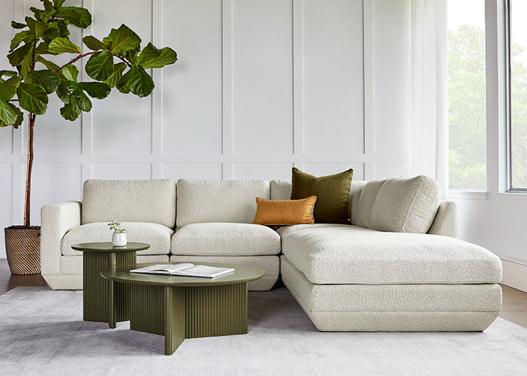 Podium Modular 4PC Lounge Sectional A | Right Facing