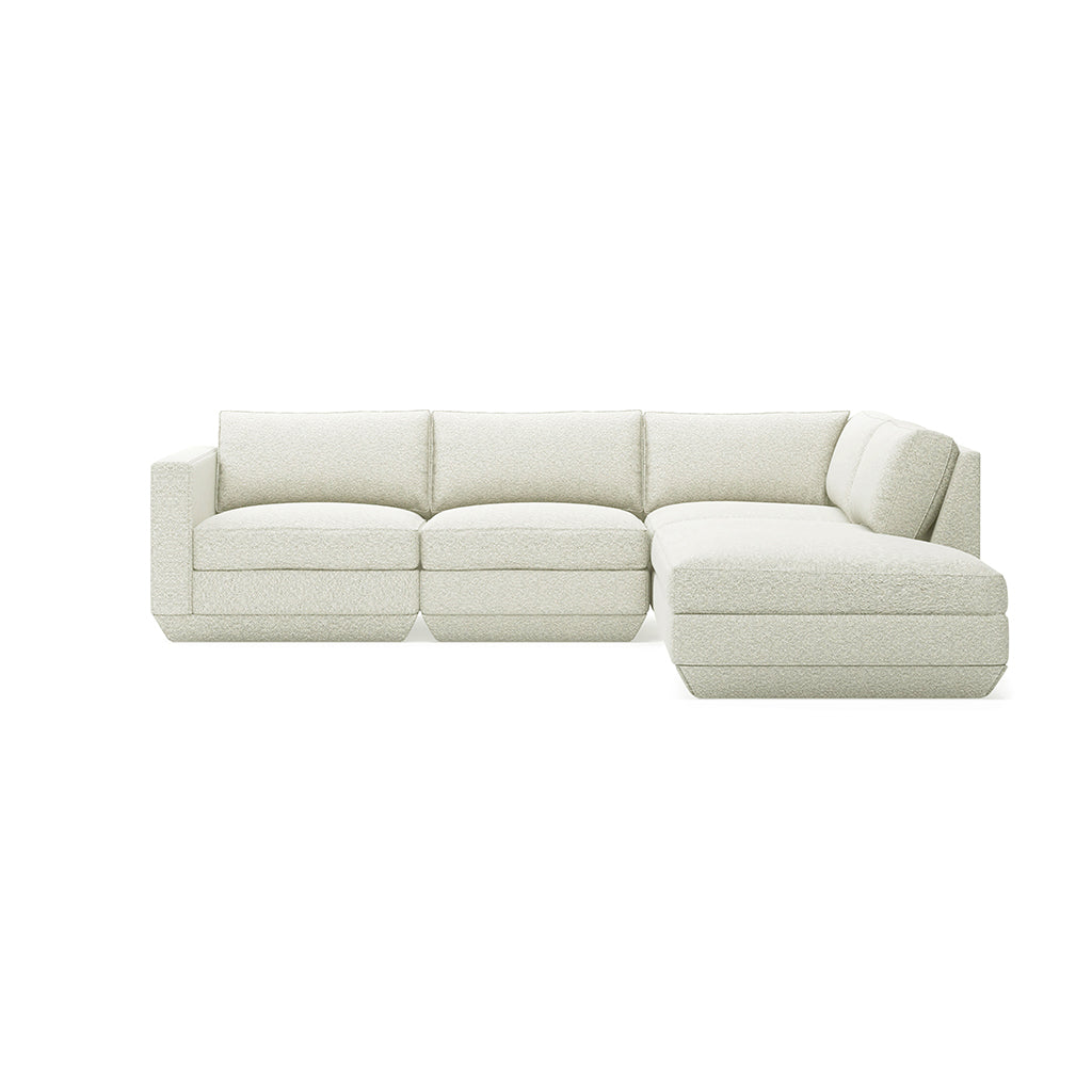 Podium Modular 4PC Lounge Sectional A | Right Facing