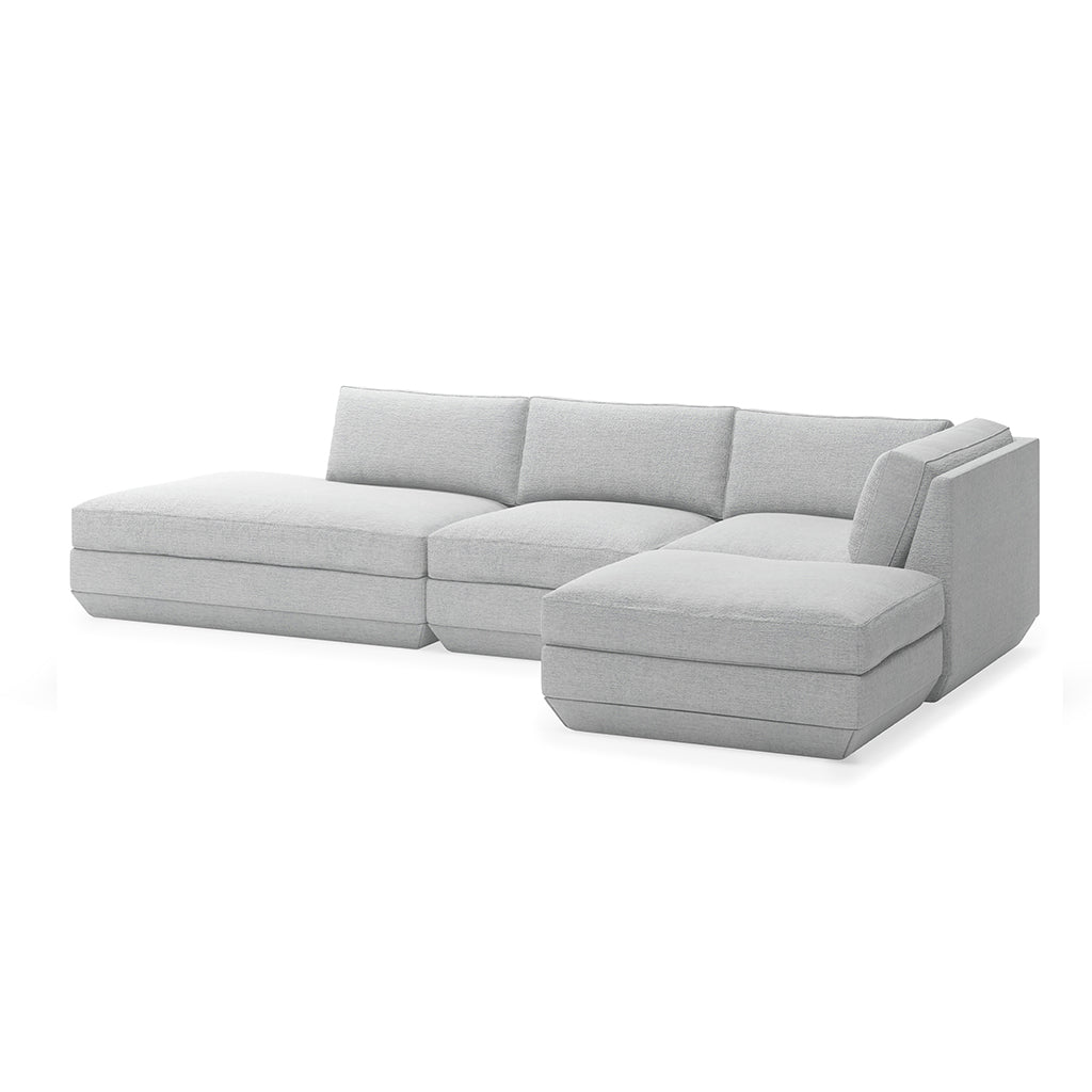 Podium Modular 4PC Lounge Sectional B | Right Facing