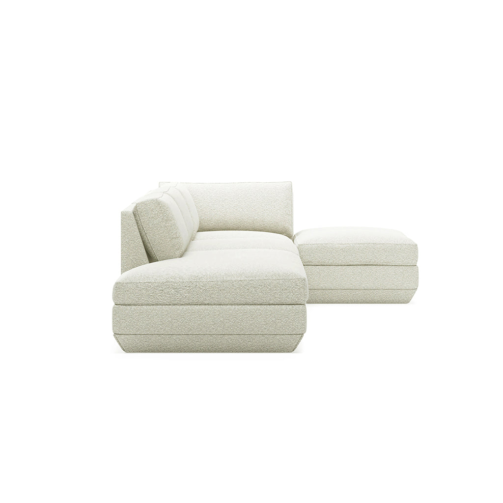 Podium Modular 4PC Lounge Sectional B | Right Facing
