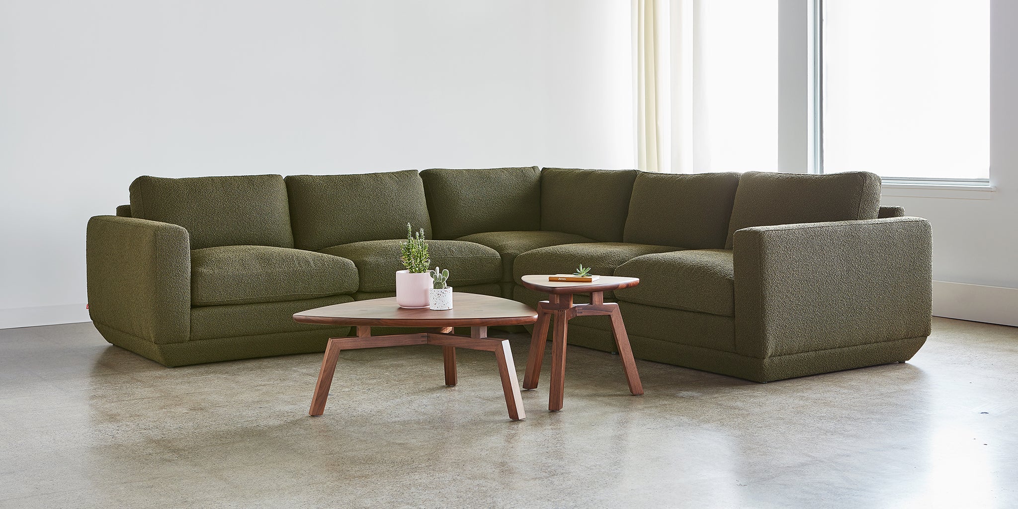 Podium Modular Five Piece Corner Sectional