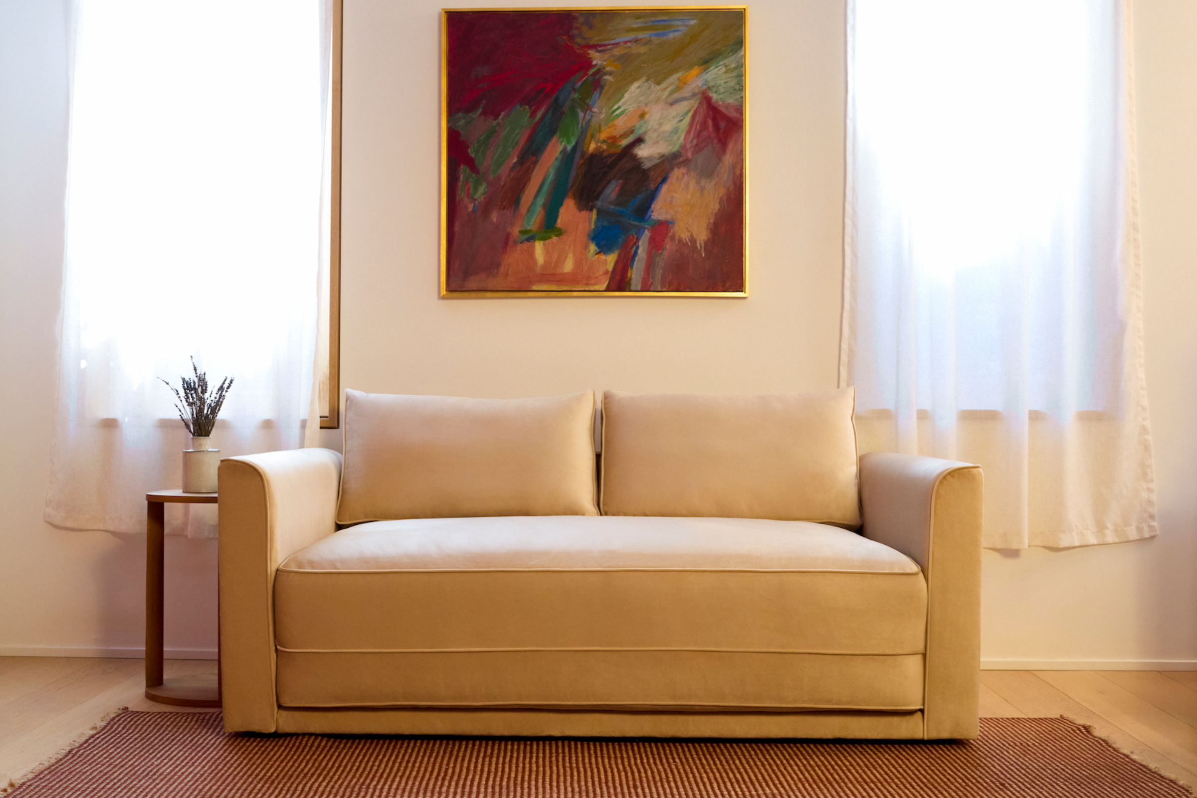 The Eclipse Sleeper Sofa | Recycled Velvet