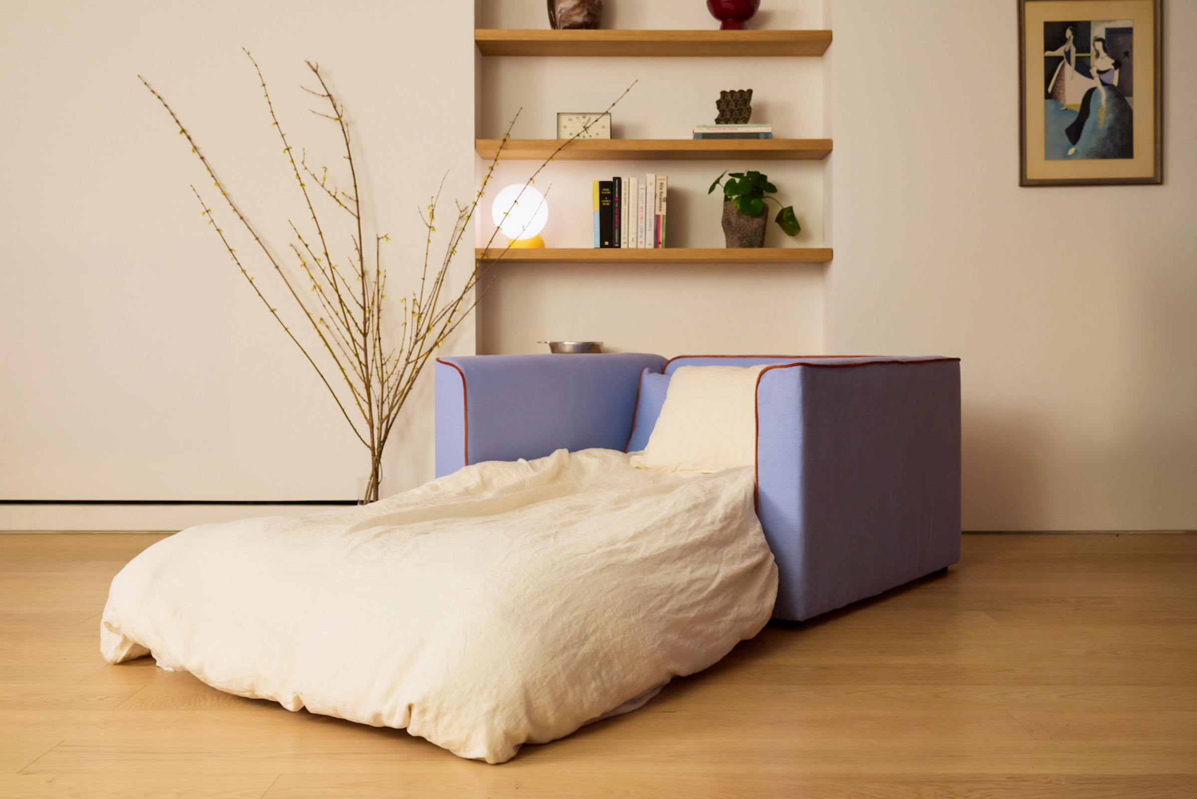 The Eclipse Sleeper Chair in Hemp Blend