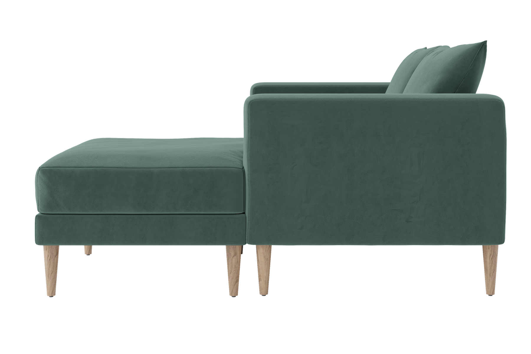 The Essential Loveseat Sectional | Recycled Velvet