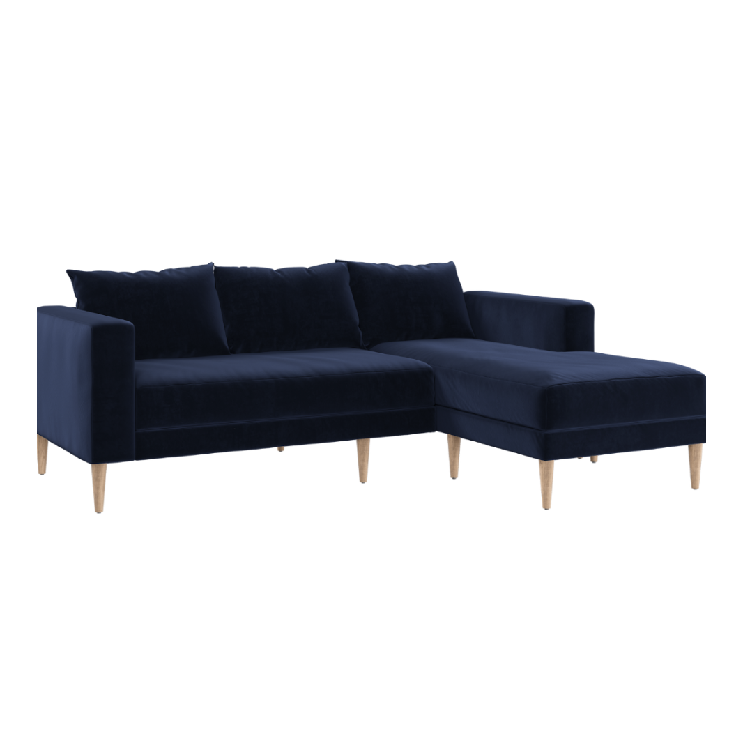 The Essential Sectional | Recycled Velvet