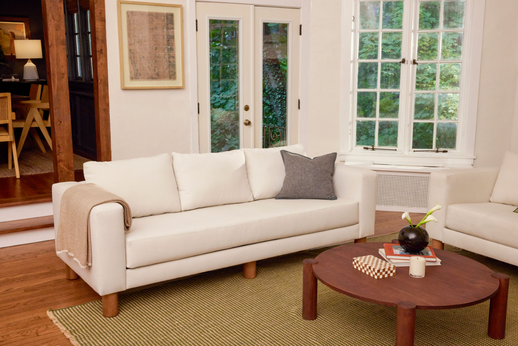 The Essential Sofa | Cactus Leather
