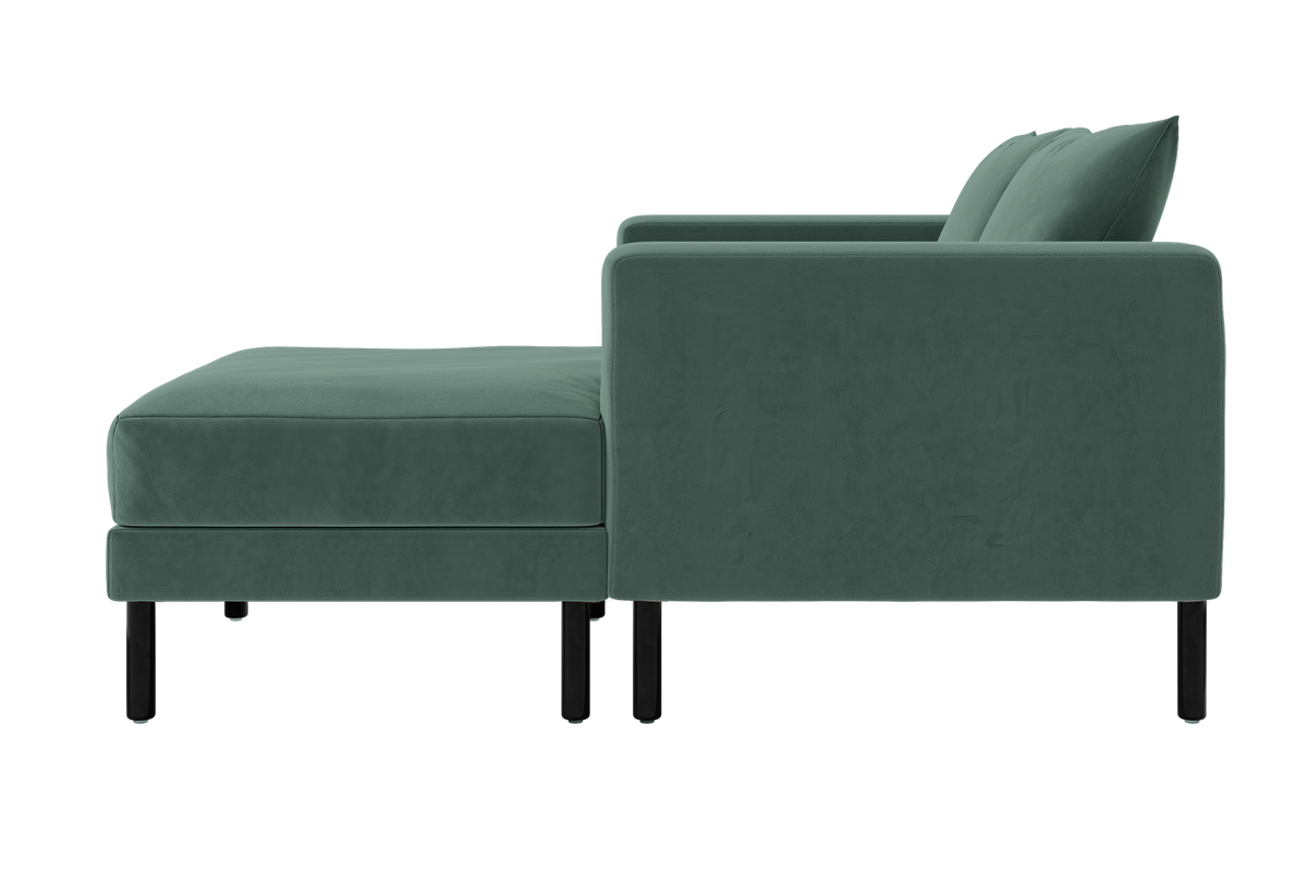 The Essential Loveseat Sectional | Recycled Velvet