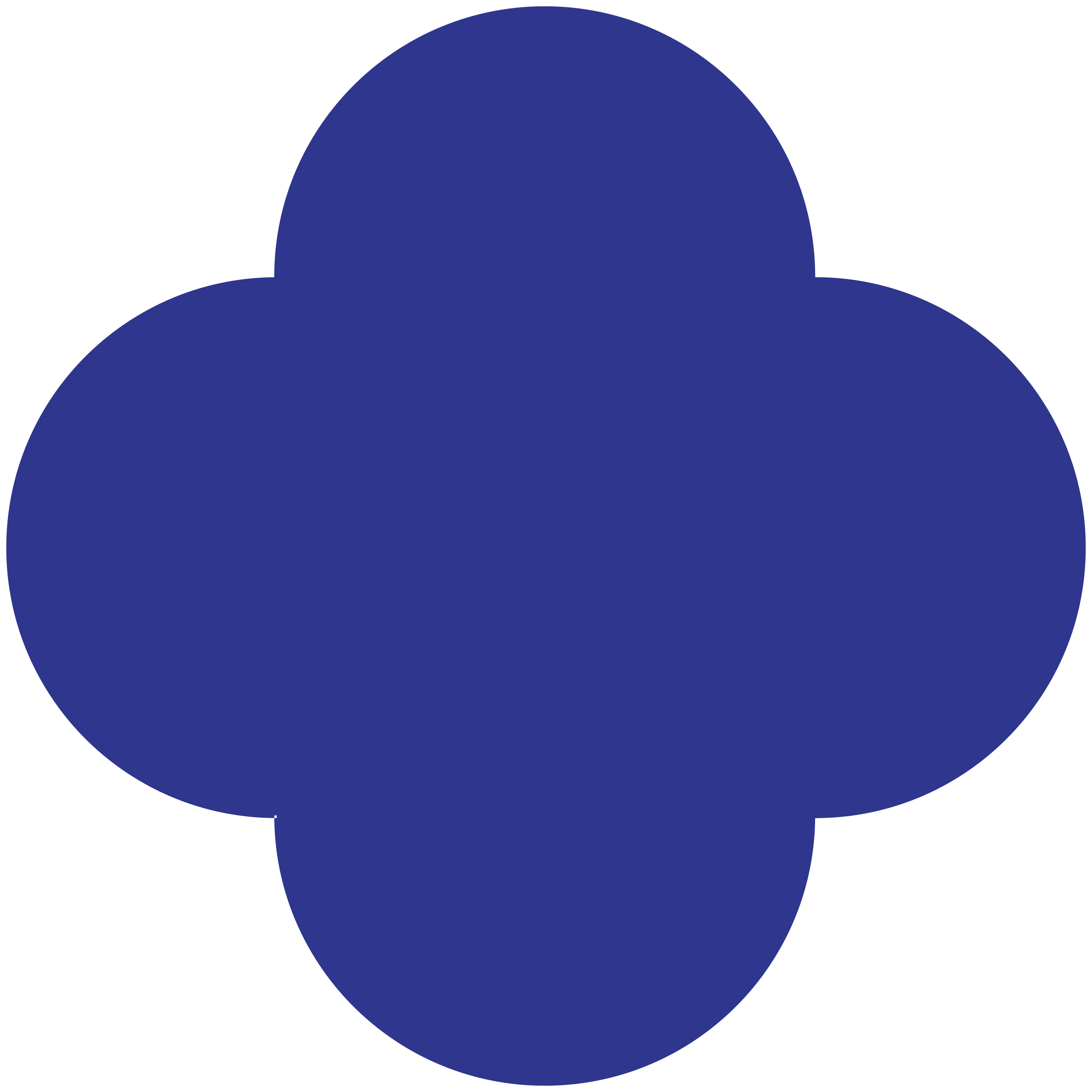 Blue flower icon
