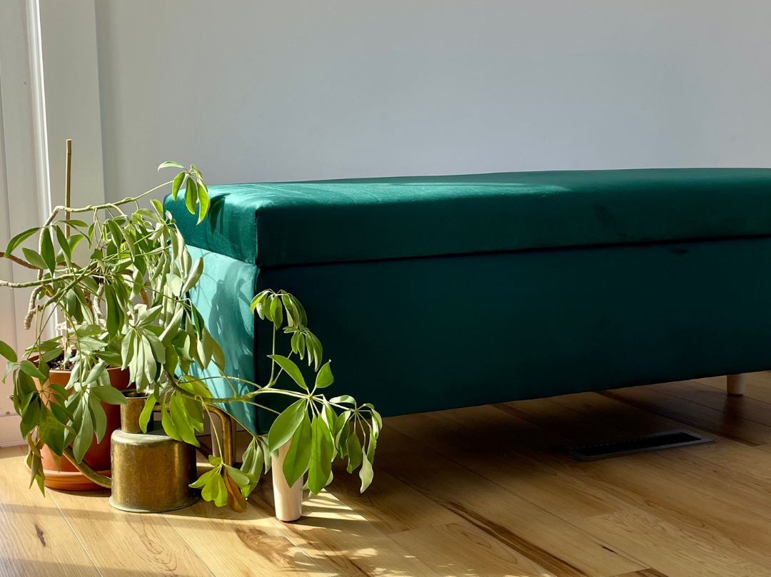 The Essential Storage Bench | Recycled Velvet