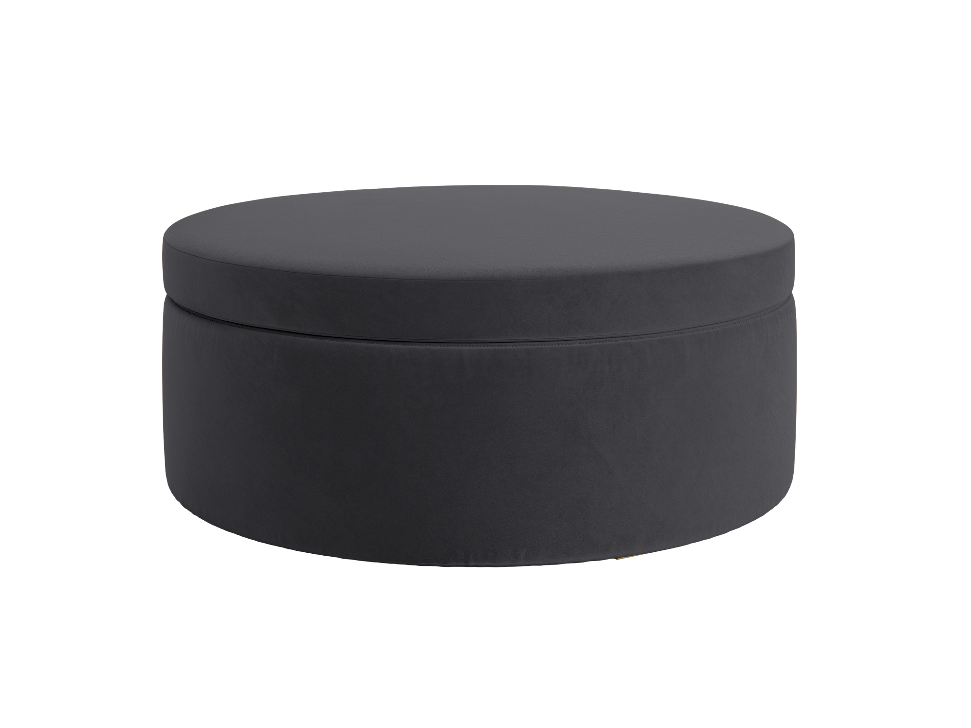 The Evergreen Storage Ottoman | Recycled Velvet