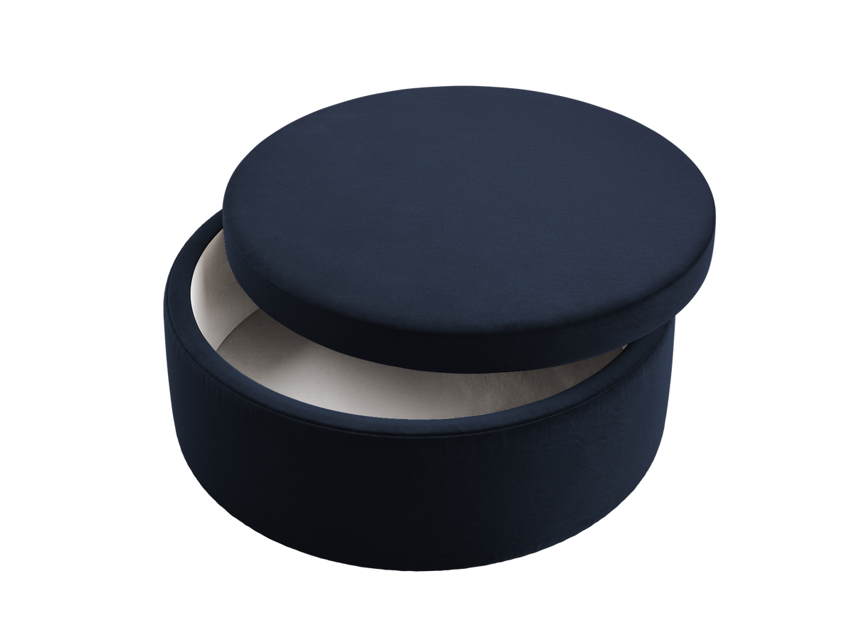 The Evergreen Storage Ottoman | Recycled Velvet