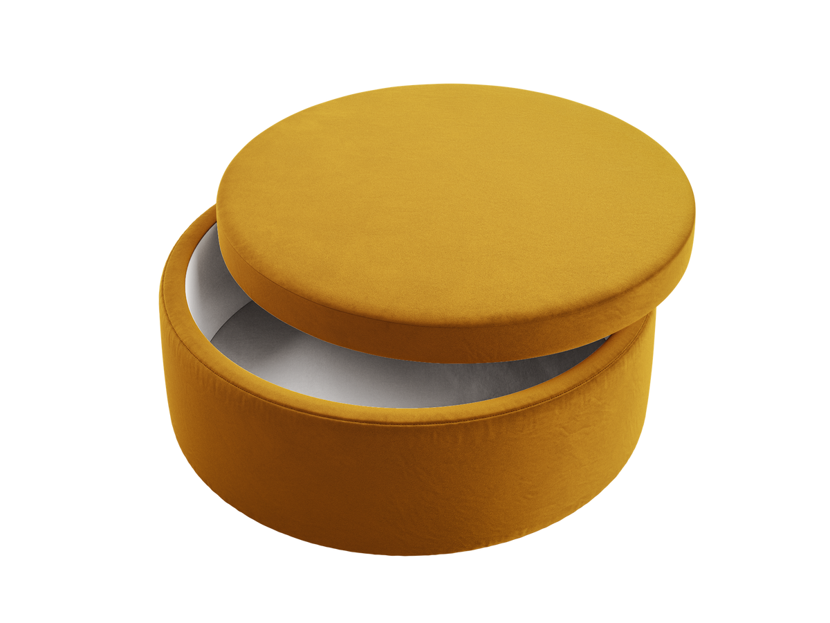 The Evergreen Storage Ottoman | Recycled Velvet