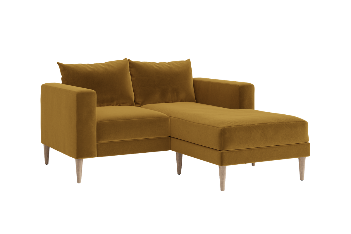 The Essential Loveseat Sectional | Recycled Velvet