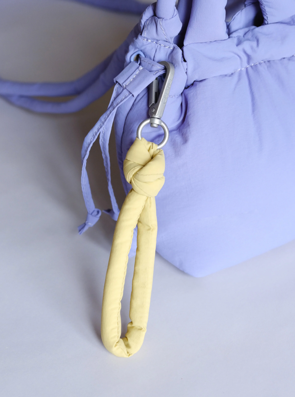Puffy Key Chain: Coral
