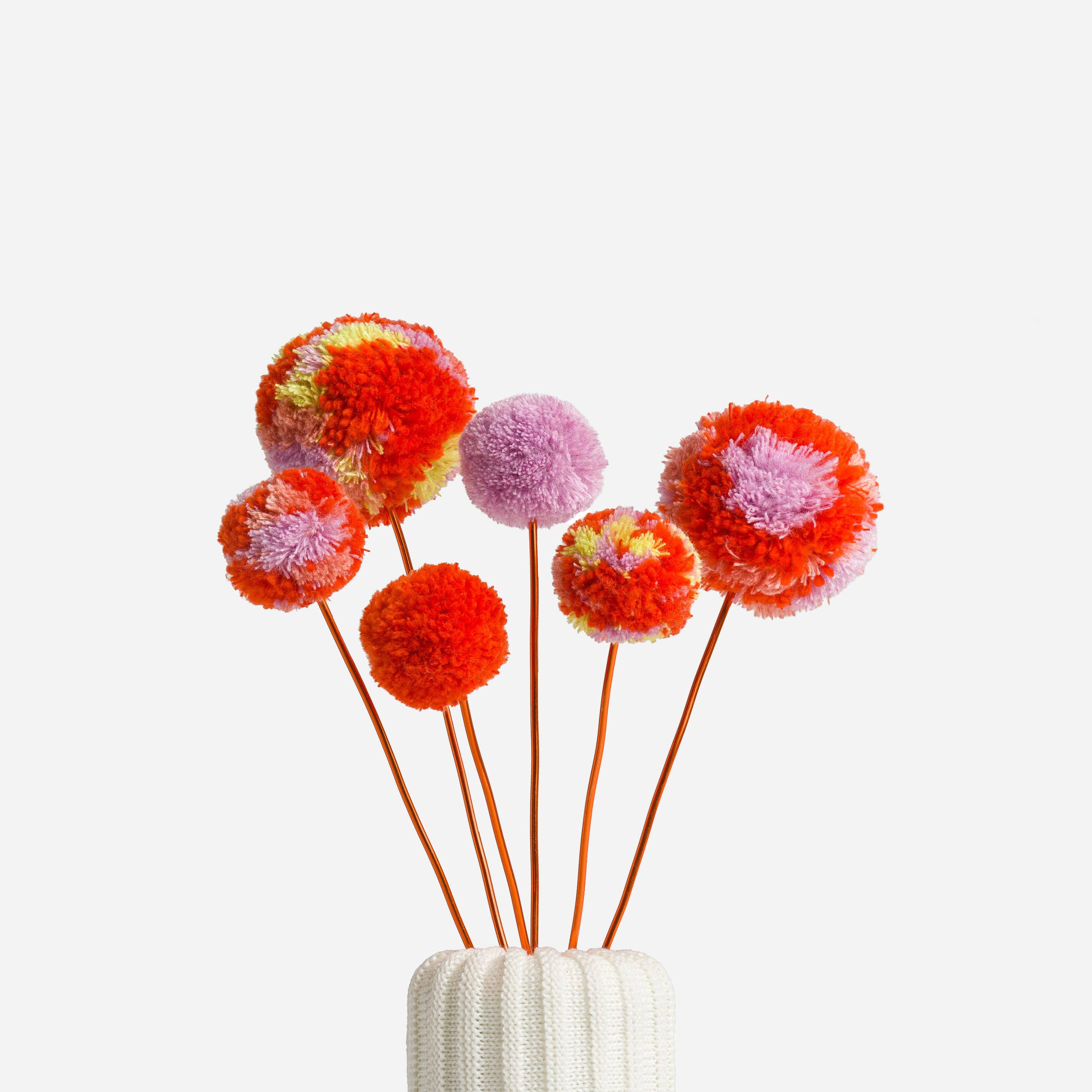 Pom Flower Bouquet | Poppy Lilac