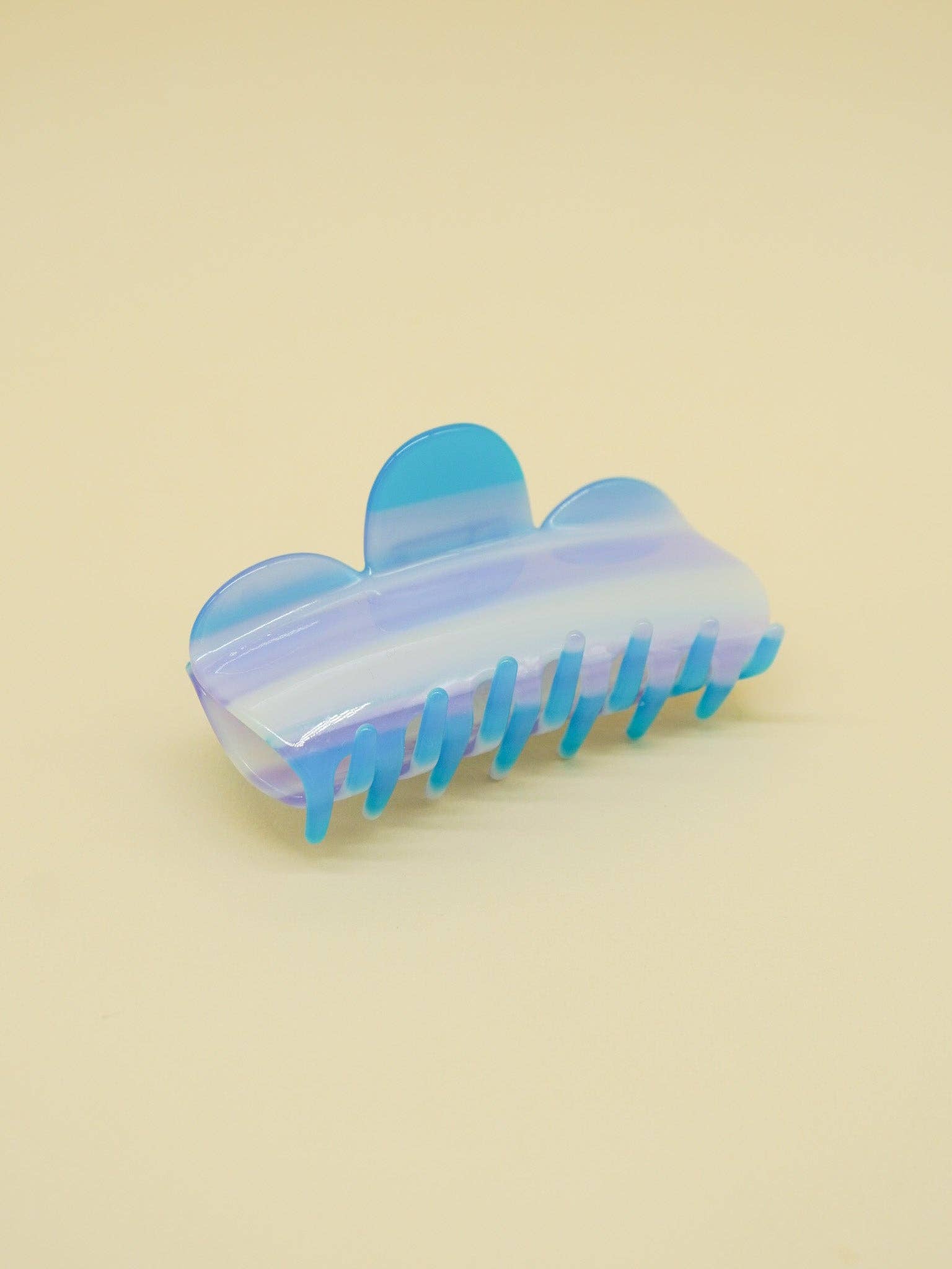 Vase Hair-Claw | Blue Stripes