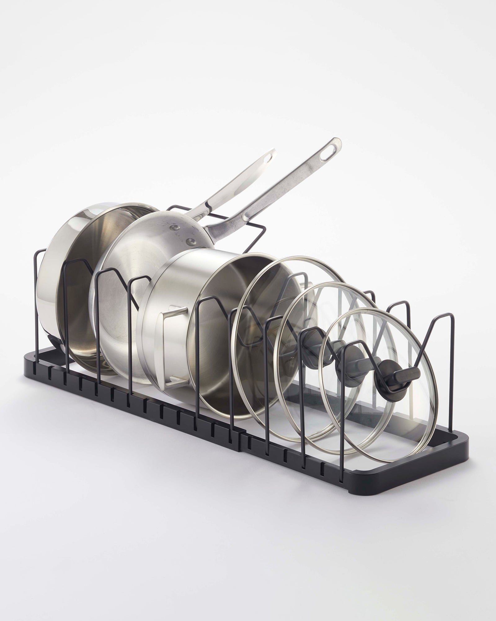 Adjustable Pot Lid Organizer