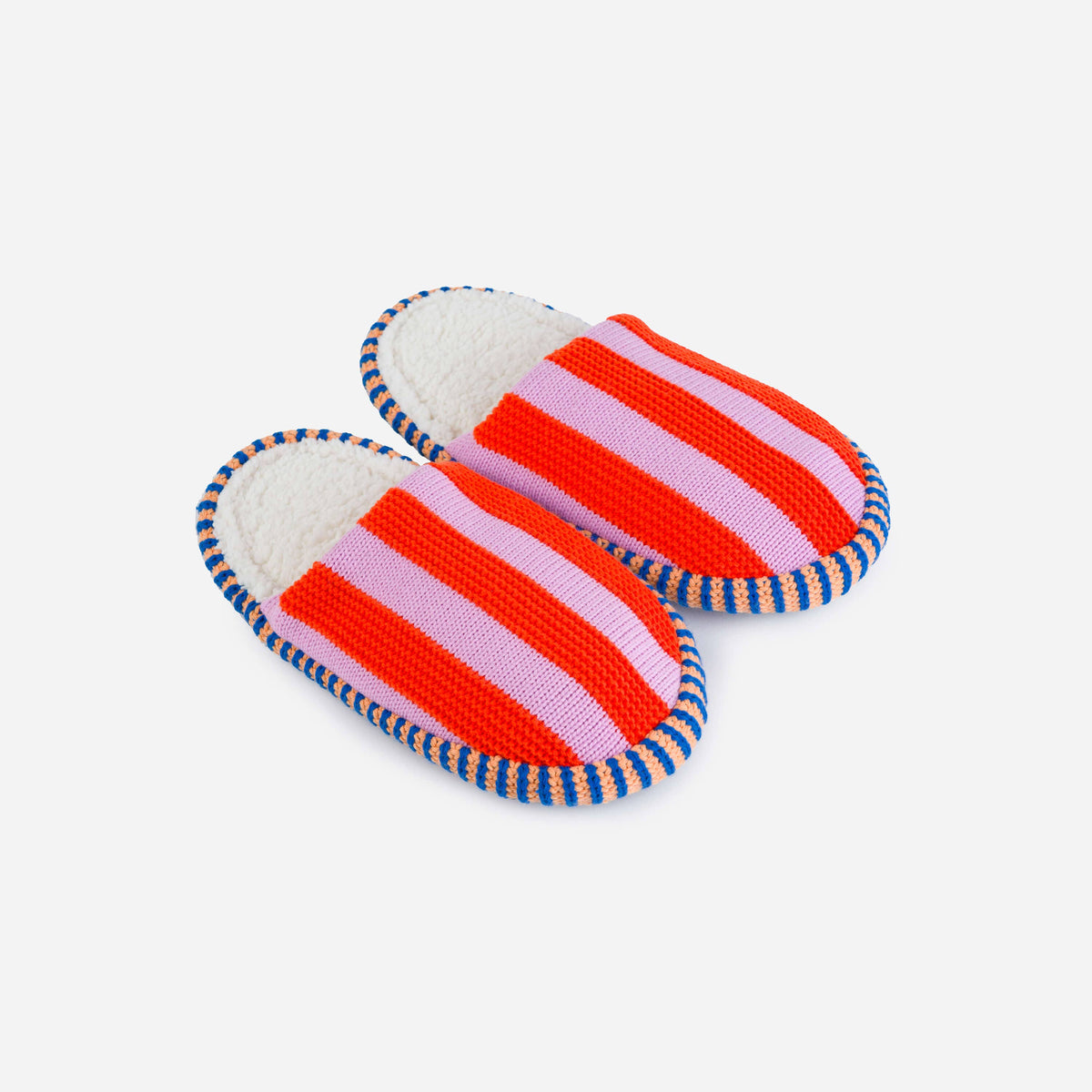 Super Stripe Slide Slippers | Poppy Lilac | L/XL