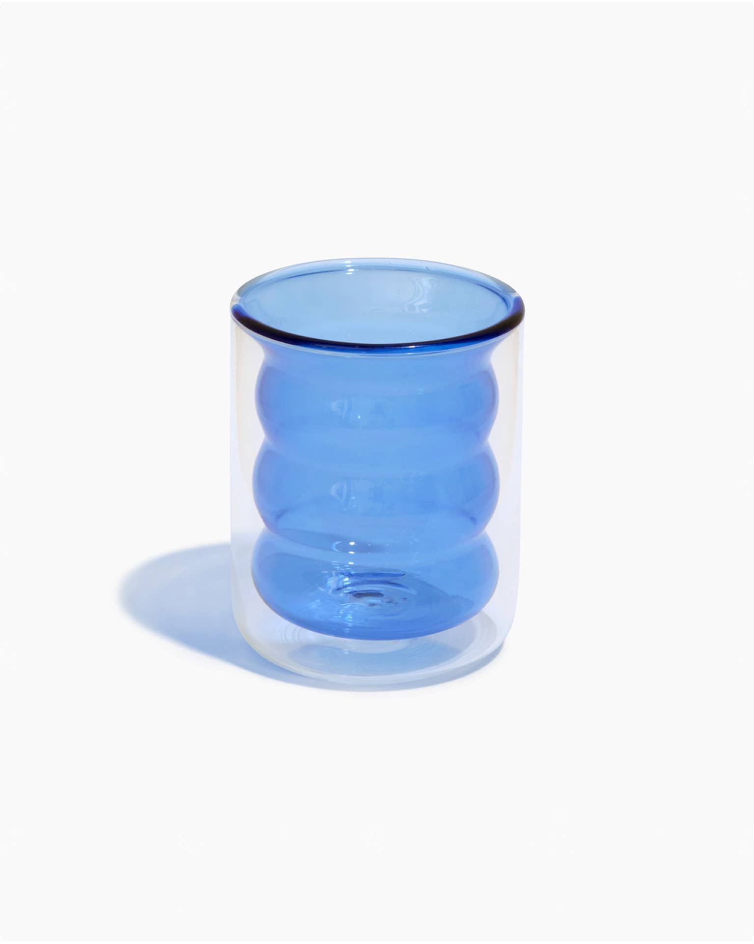 Double Wall Groovy Cup: Blue
