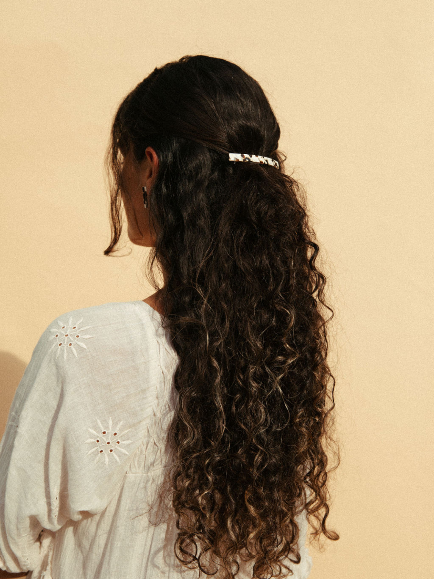 Jela Hair Barrette Clip | Coco Cream