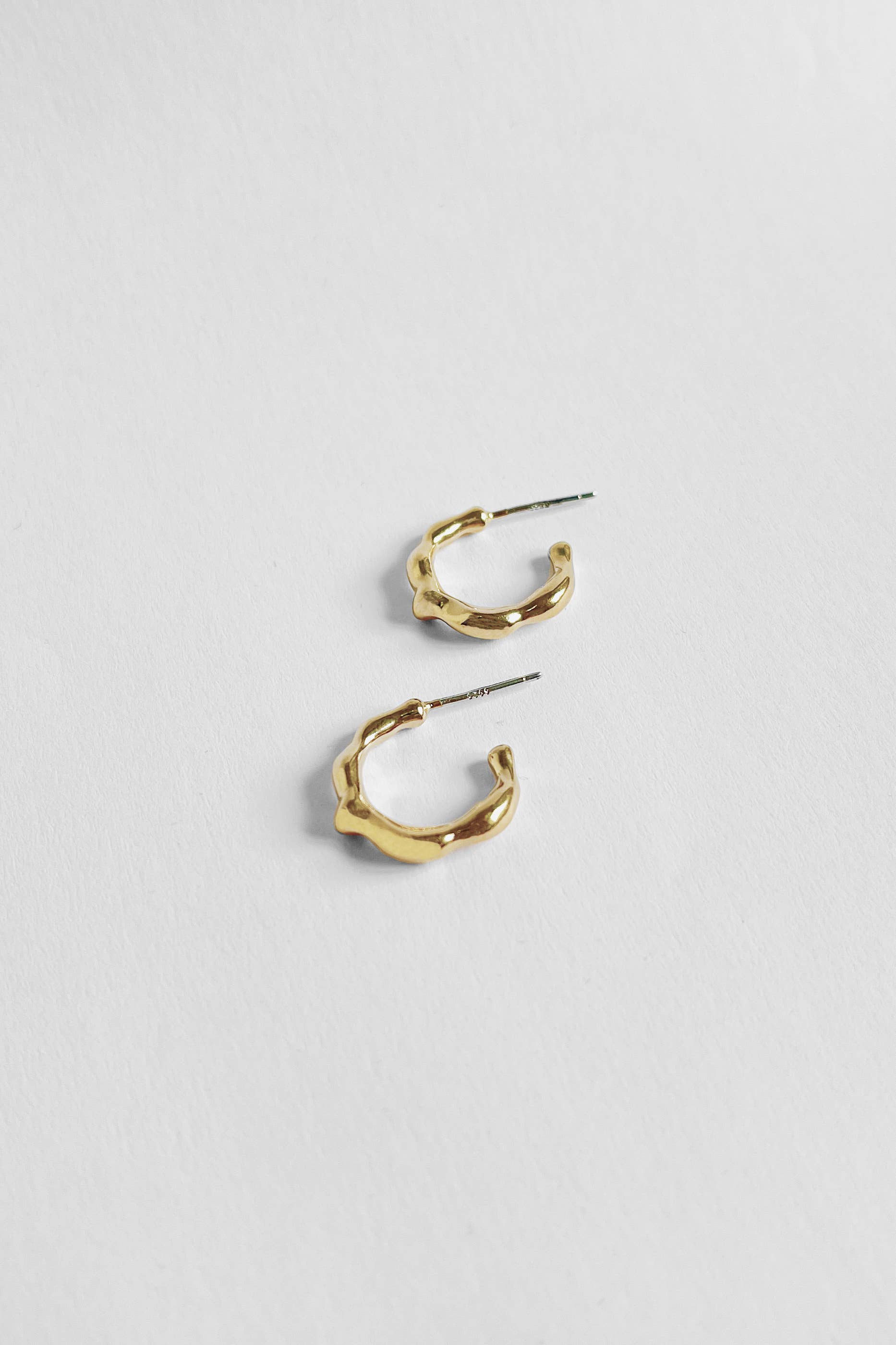 Freddie Hoops: Gold Vermeil