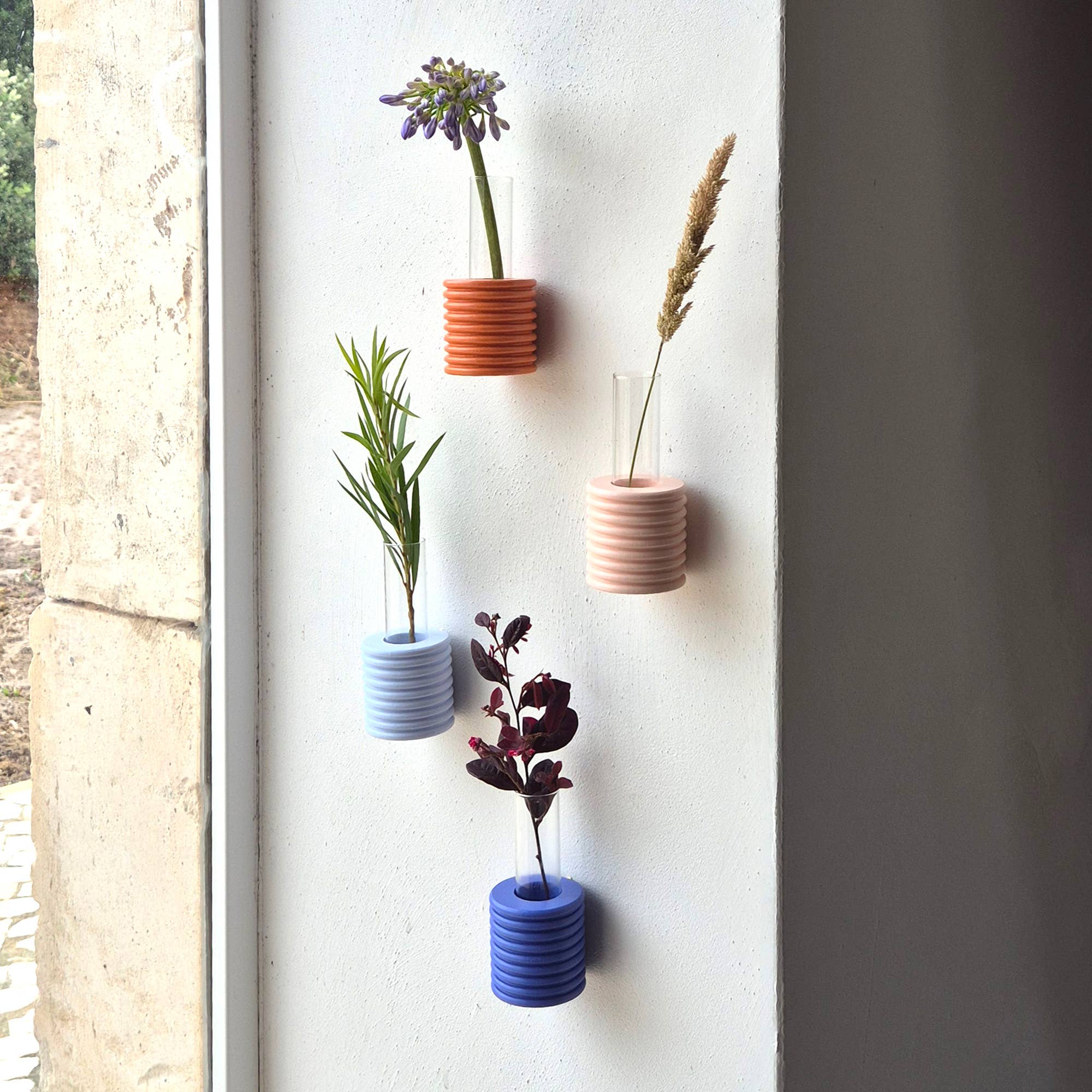 Ribble Wall Vase | Blue