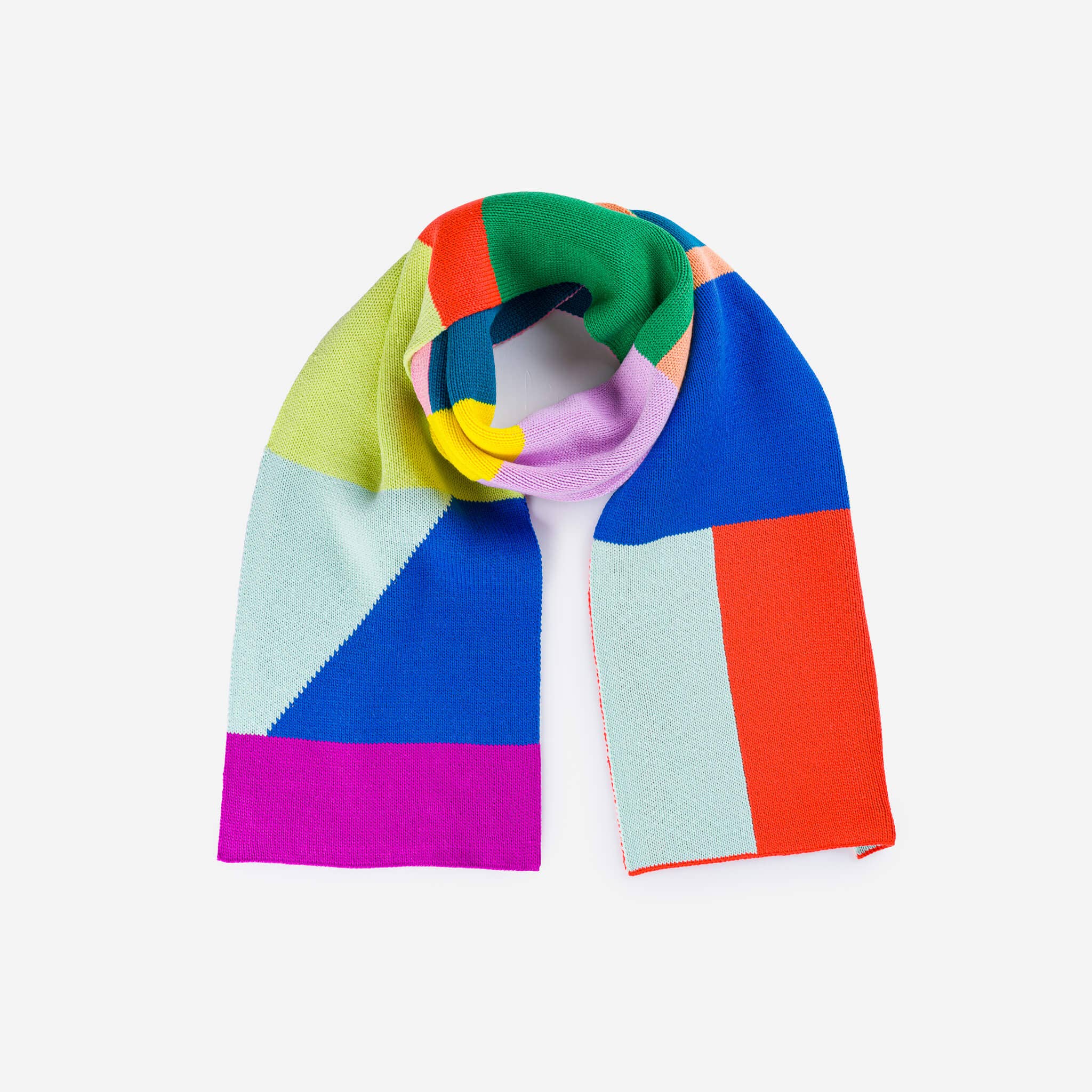 Mismatch Big Scarf | Rainbow