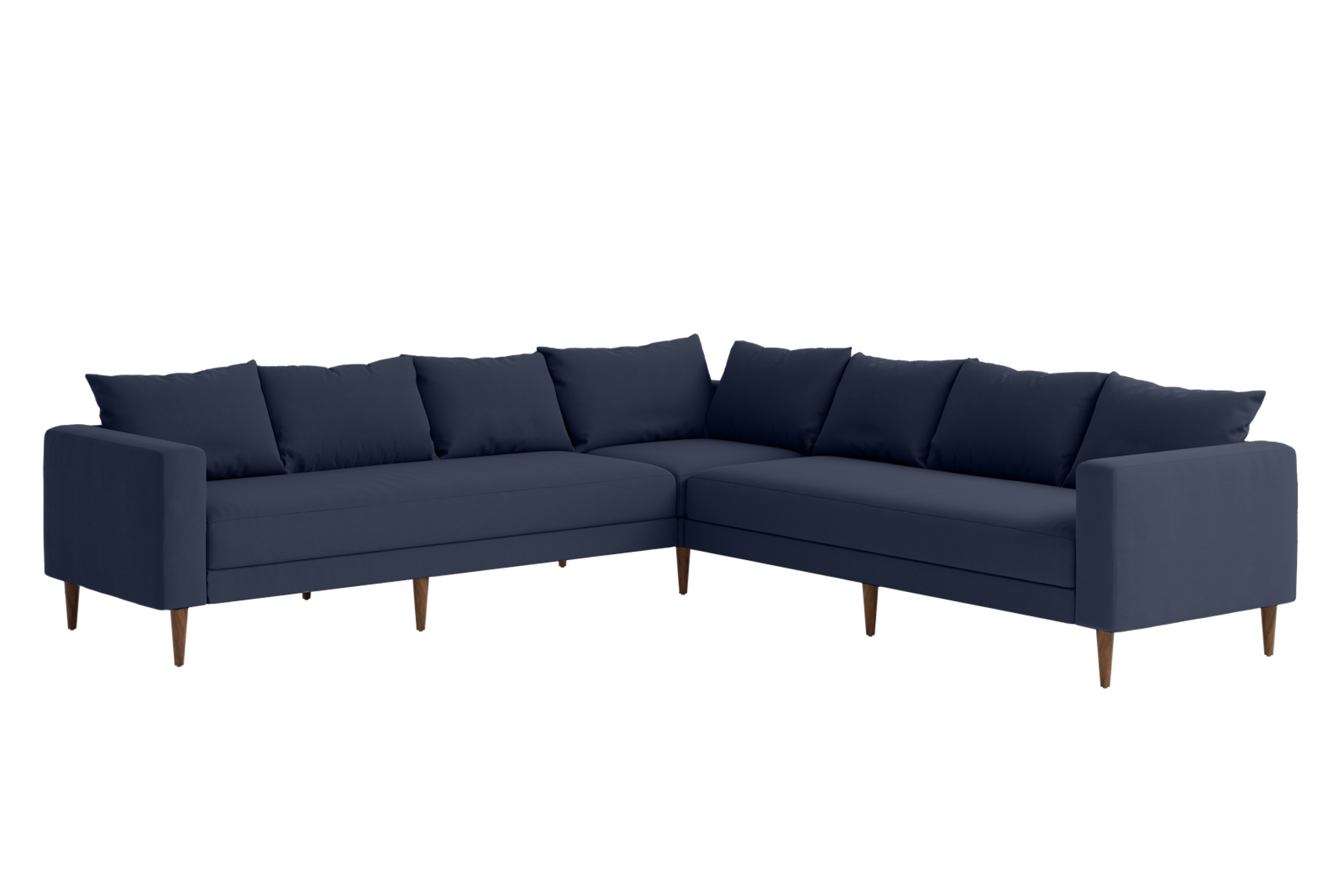The Essential Corner Sectional | 7 Seat | Upcycled Poly