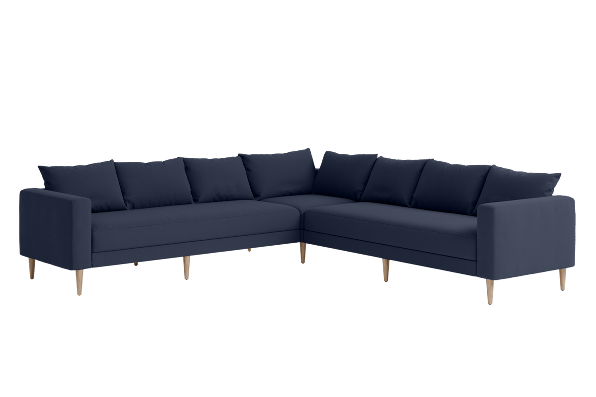 The Essential Corner Sectional | 7 Seat | Upcycled Poly