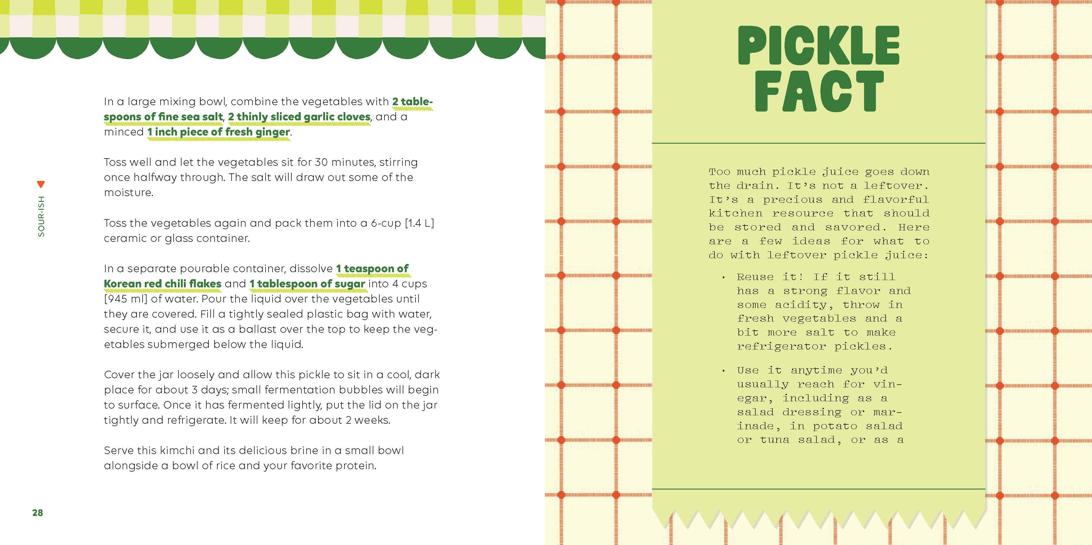 Pickles, Illustrated: A Cookbook of 36 Recipes and Briny Miscellany