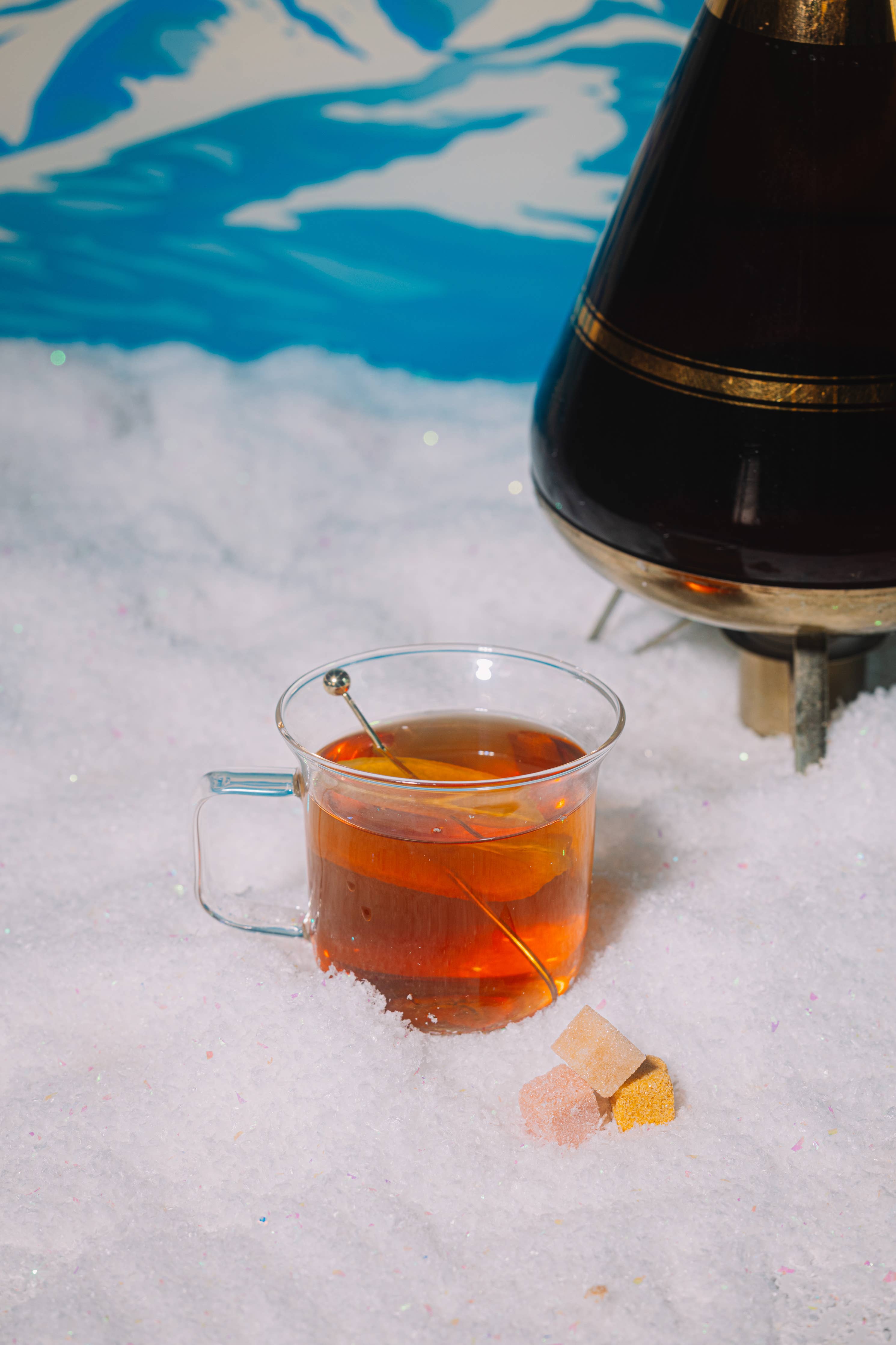 Winter Cocktail Cube Trio for Whiskey/Bourbon Toddy