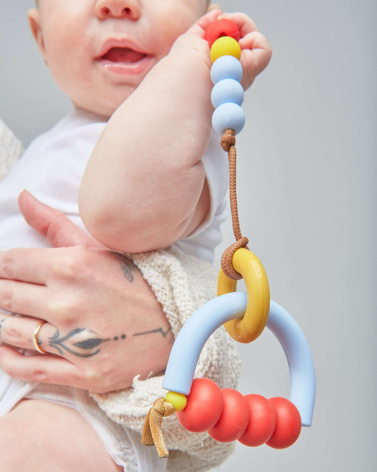 Primary Arch Ring Teether + Clip Set