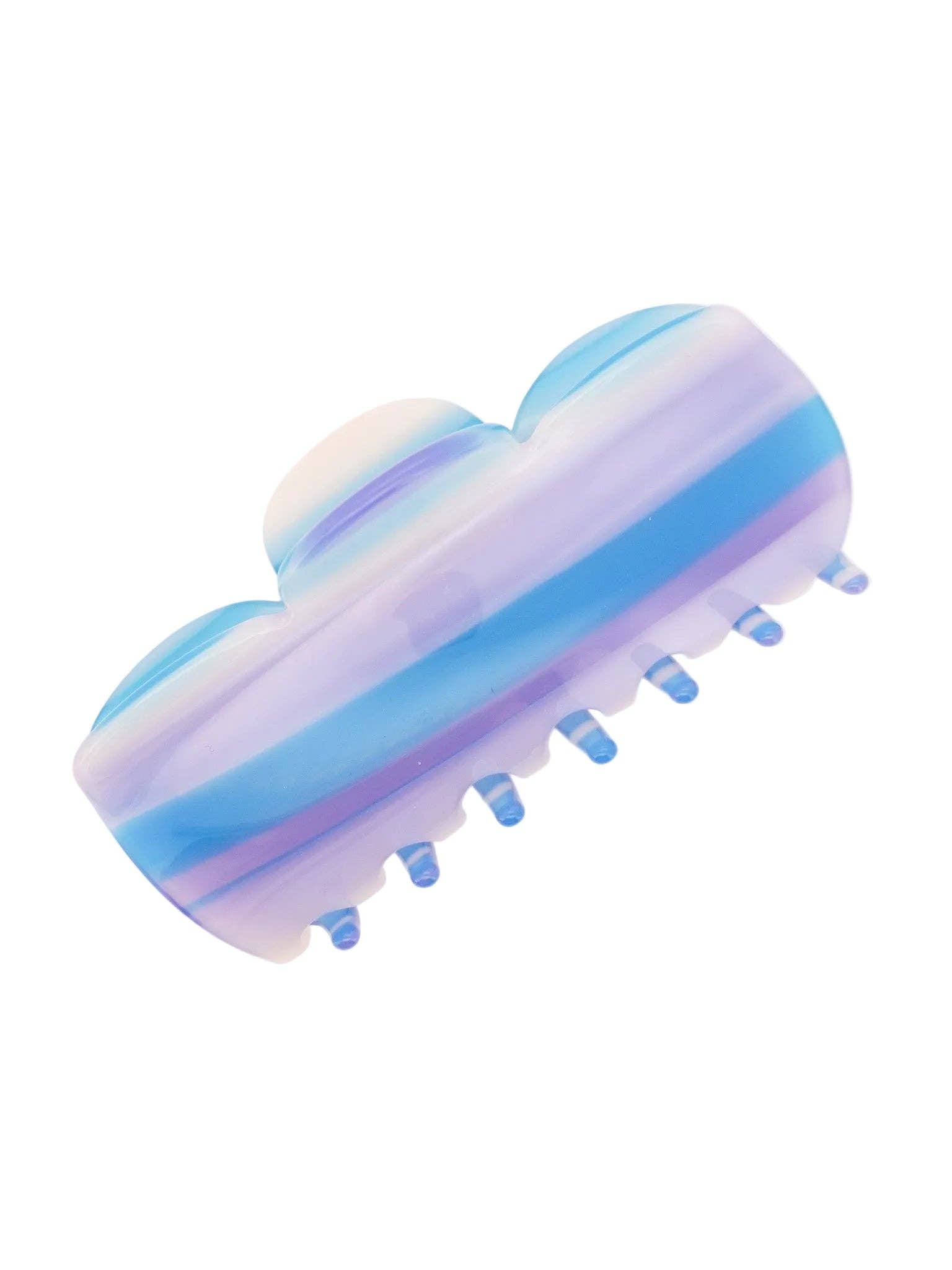 Vase Hair-Claw | Blue Stripes